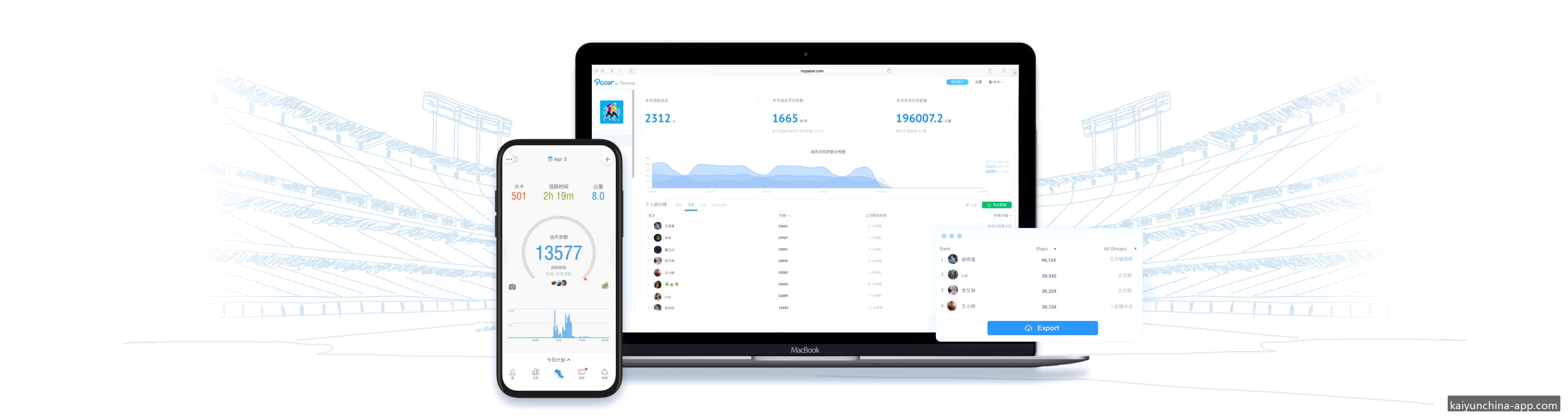 开云企业服务管理后台界面